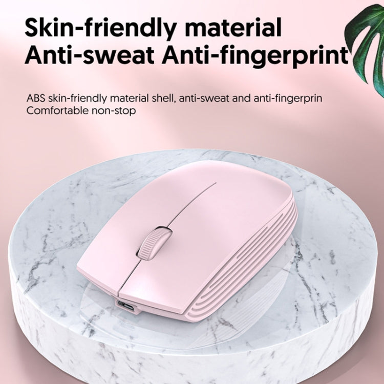 811 3 Keys Laptop Mini Wireless Mouse Portable Optical Mouse, Spec:, Double Model (Pink)