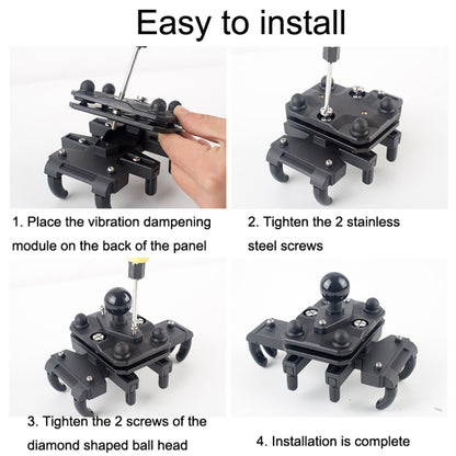 Battery Car Bicycle Cycling Navigation Silicone Shock Absorption Holder, Shock Absorption Holder