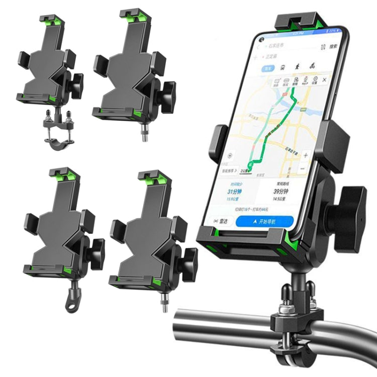 A04 Metal Motorcycle Mobile Phone Navigation Bracket Bicycle Frame Multifunctional Car Fixed Clamp, A04 M10 Ball Header Installation Model, A04 M8 Ball Header Installation Model, A04 U Car Handlebar Model, A04 Rearview Mirror Model