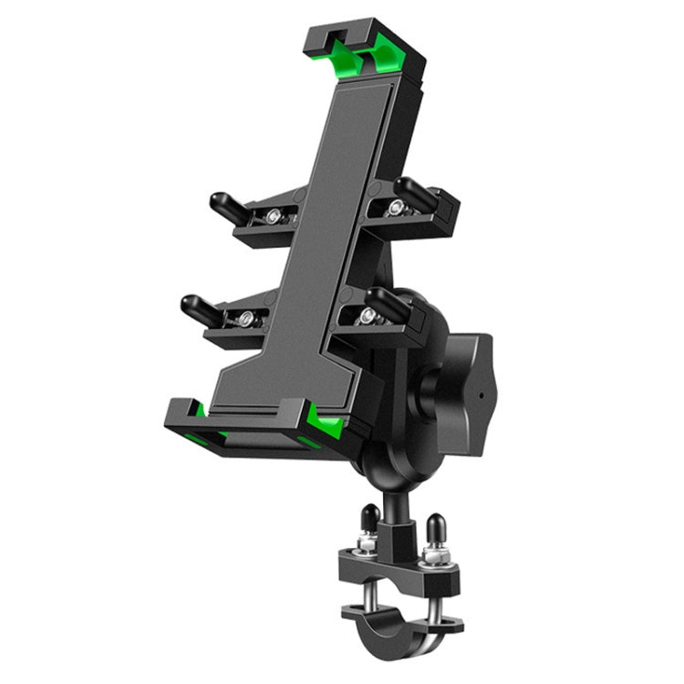 A02 Motorcycle Mobile Phone Navigation Bracket Car Riding Anti-shock Aluminum Alloy Rack, A02 M10 Ball Header Installation Model, A02 M8 Ball Header Installation Model, A02 U Car Handlebar Model, A02 Rearview Mirror Model