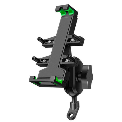 A02 Motorcycle Mobile Phone Navigation Bracket Car Riding Anti-shock Aluminum Alloy Rack, A02 M10 Ball Header Installation Model, A02 M8 Ball Header Installation Model, A02 U Car Handlebar Model, A02 Rearview Mirror Model