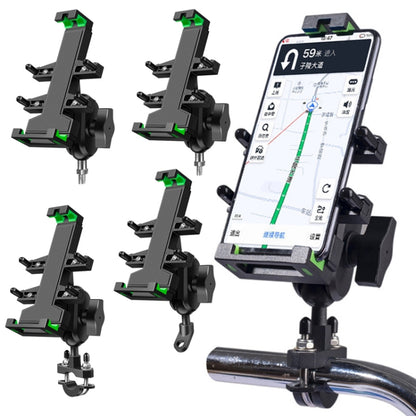 A02 Motorcycle Mobile Phone Navigation Bracket Car Riding Anti-shock Aluminum Alloy Rack, A02 U Car Handlebar Model, A02 Rearview Mirror Model, A02 M10 Ball Header Installation Model, A02 M8 Ball Header Installation Model