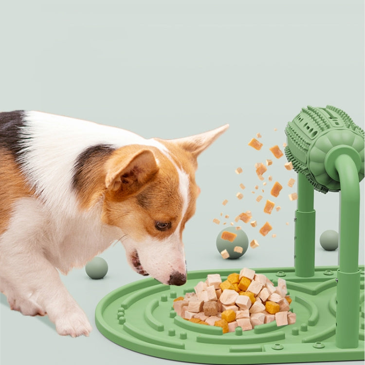 CW312 Pet Roller Food Leaker Dog Puzzle Adjustable Feeder, Roller Food Leaker(Green), Roller Food Leaker(Pink)