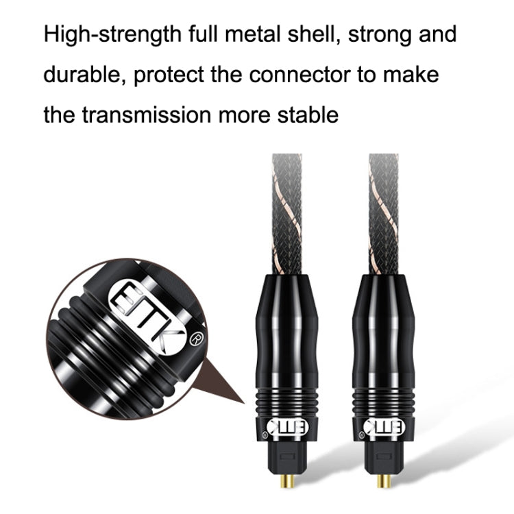 EMK Digital Optical Fiber Audio Cable Amplifier Audio Line, Length, 2m, 3m, 5m