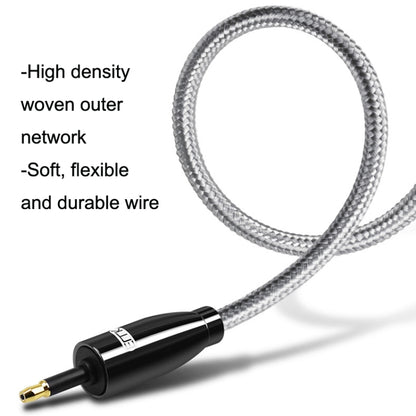 EMK QH4.0 Mini Toslink 3.5mm Interface SPDIF Audio Fiber Optical, Length:, 1m, 1.5m, 2m, 3m, 8m, 10m, 15m