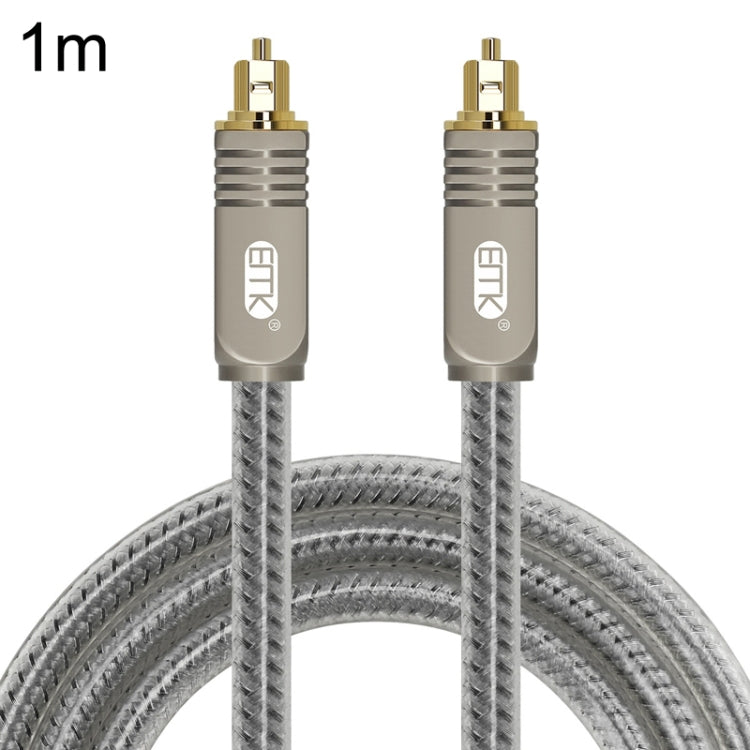 EMK YL/B Audio Digital Optical Fiber Cable Square To Square Audio Connection Cable, Length:, 1m, 1.5m, 1.8m, 2m, 3m, 5m, 8m, 10m, 15m, 20m, 30m