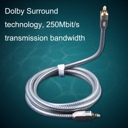 EMK YL/B Audio Digital Optical Fiber Cable Square To Square Audio Connection Cable, Length:, 1m, 1.5m, 1.8m, 2m, 3m, 5m, 8m, 10m, 15m, 20m, 30m