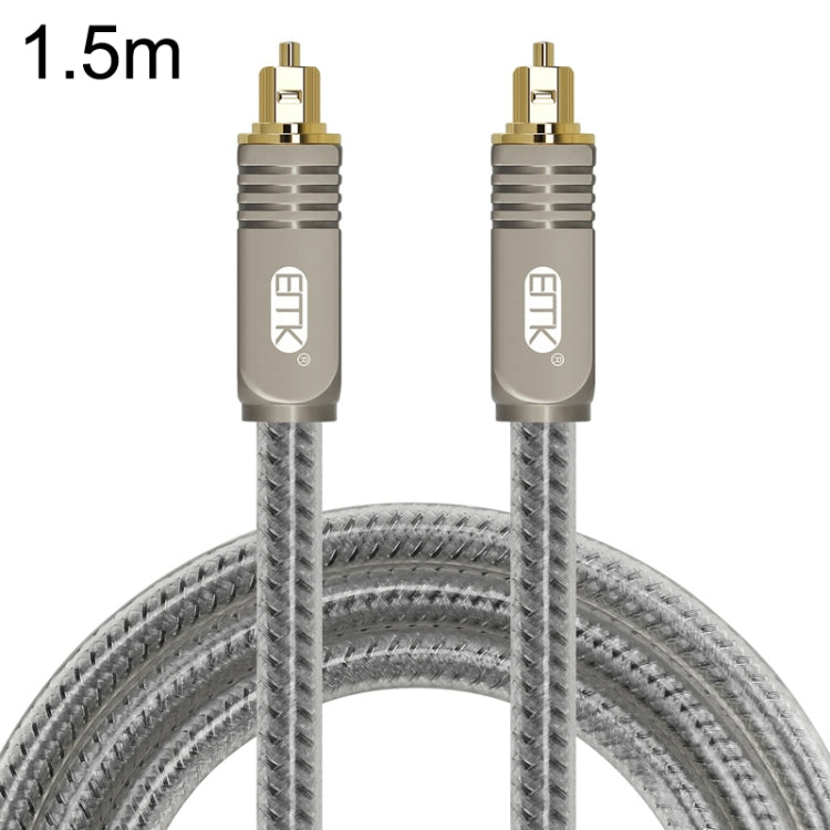 EMK YL/B Audio Digital Optical Fiber Cable Square To Square Audio Connection Cable, Length:, 1m, 1.5m, 1.8m, 2m, 3m, 5m, 8m, 10m, 15m, 20m, 30m