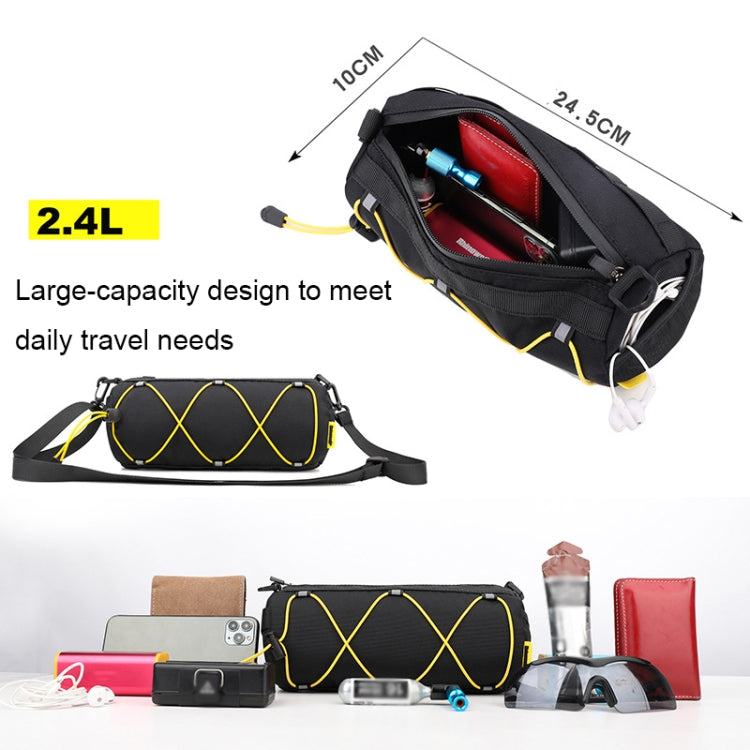 Rhinowalk RK9103 2.4L Outdoor Sports Cycling Front Bag Bicycle Waterproof Handlebar Bag, Black, Green, Gray