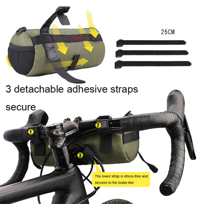 Rhinowalk RK9103 2.4L Outdoor Sports Cycling Front Bag Bicycle Waterproof Handlebar Bag, Black, Green, Gray