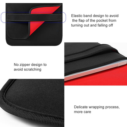 Neoprene Laptop Lining Bag Horizontal Section Flap Clutch Bag, 12 Inch, 13 Inch, 14 Inch, 15 Inch, 17 Inch, 10 Inch