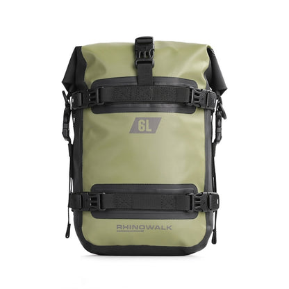 Rhinowalk MT2206 6L Waterproof Motorcycle Bumper Bag Outdoor Riding Bag, 6L(Black), 6L(Green)