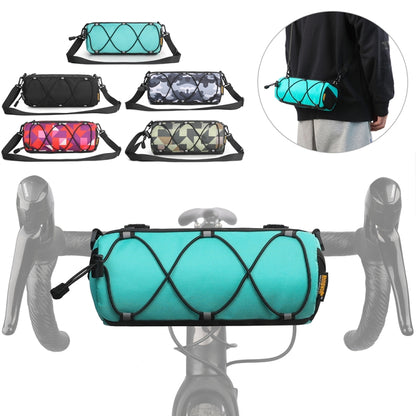 Rhinowalk RK9103 2.4L Outdoor Sports Cycling Front Bag Bicycle Waterproof Handlebar Bag, Camouflage Red, Camouflage Green, Light Blue, Full Black, Camouflage Gray