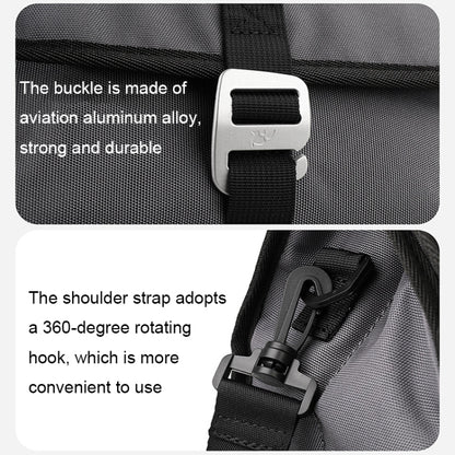 Rhinowalk RK9106 Foldable Outdoor Cycling Handlebar Bag Multifunctional Bike Bag, Full Black, Green, Gray