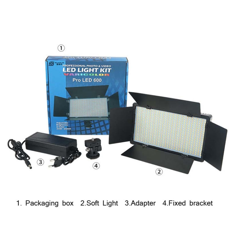 40W 3200K-5600K LED Flat Panel Lights Live Broadcast Fill Light,EU Plug, E600 RGB Color, E800 RGB Color, E600 3-color Temperature, E800 3-color Temperature