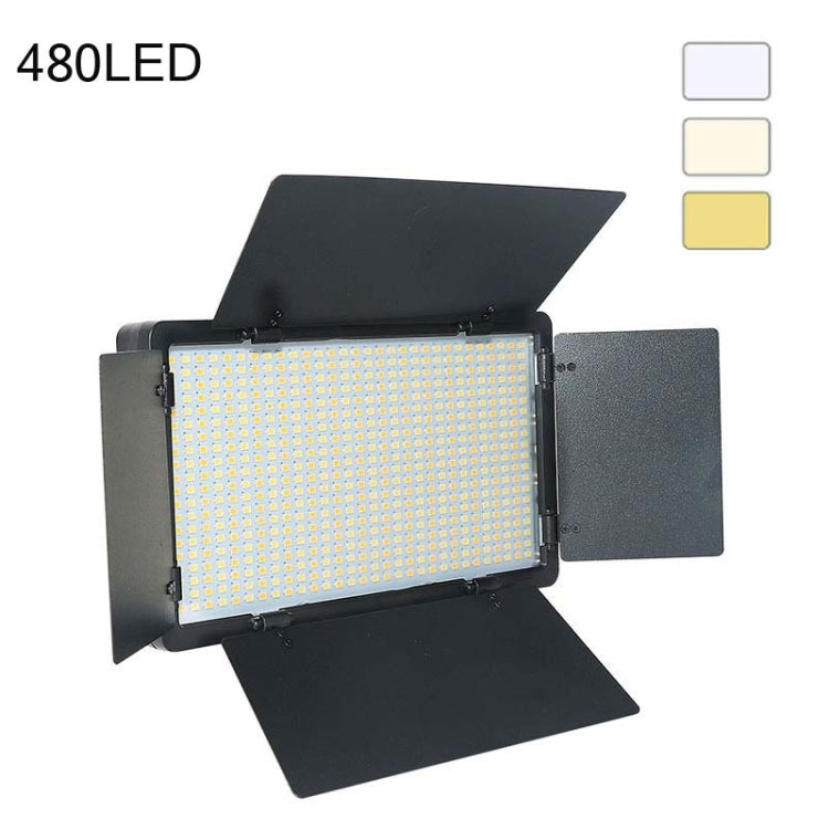 40W 3200K-5600K LED Flat Panel Lights Live Broadcast Fill Light,EU Plug, E600 RGB Color, E800 RGB Color, E600 3-color Temperature, E800 3-color Temperature