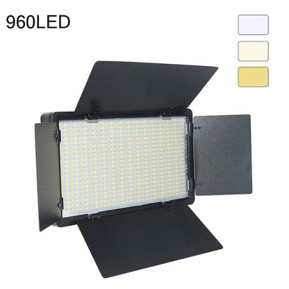 40W 3200K-5600K LED Flat Panel Lights Live Broadcast Fill Light,EU Plug, E600 RGB Color, E800 RGB Color, E600 3-color Temperature, E800 3-color Temperature