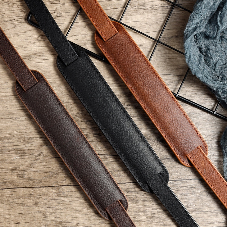 Outdoor Photography Cowhide Leather Camera Shoulder Hanging Neck Winding Strap, Spec:, Top-layer (Black), Top-layer (Coffee), Split Leather (Coffee), Split Leather (Black), Pure Leather (Black), Pure Leather (Deep Coffee), Pure Leather (Coffee)