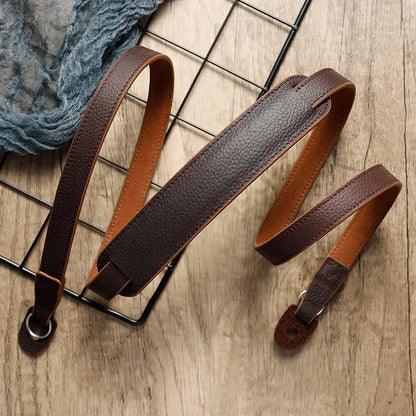 Outdoor Photography Cowhide Leather Camera Shoulder Hanging Neck Winding Strap, Spec:, Top-layer (Black), Top-layer (Coffee), Split Leather (Coffee), Split Leather (Black), Pure Leather (Black), Pure Leather (Deep Coffee), Pure Leather (Coffee)