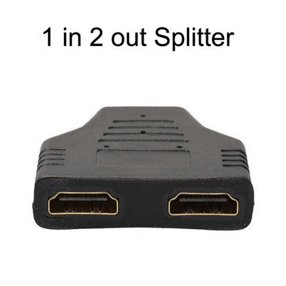 5pcs HDMI Male To 2 HDMI Female Adapter HD Computer Conversion Transformation Plug, 5pcs HDMI Male To 2 HDMI Female