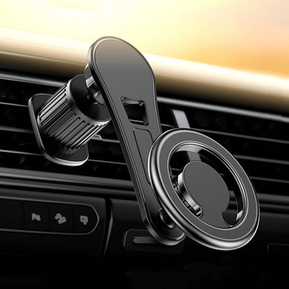 D19 Car Magnetic Mobile Phone Holder Rotatable Metal Navigation Bracket, Spec:, D19 Air Outlet (Black), D19 Extended (Silver), D19 Seat (Black), D19 Seat (Silver), D19 Sticker (Black), D19 Sticker (Silver), D19 Air Outlet (Silver), D19 Extended (Black)