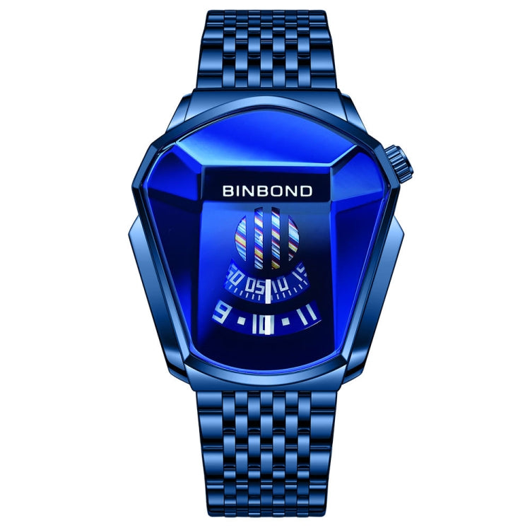 BINBOND Locomotive Concept Steel Belt Watch Men Live Black Technology Watch, Steel Belt White Steel Blue Face, Steel Belt White Steel White Face, Steel Belt Blue Steel Blue Face, Steel Belt Full Gold-Blue Face, Steel Belt Full Gold Gold Face...