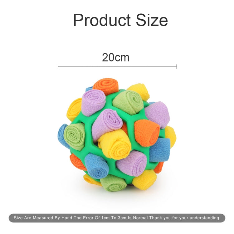 DM202206 Pet Sniffing Ball Dog Hidden Food Ball Sniffing Educational Toys