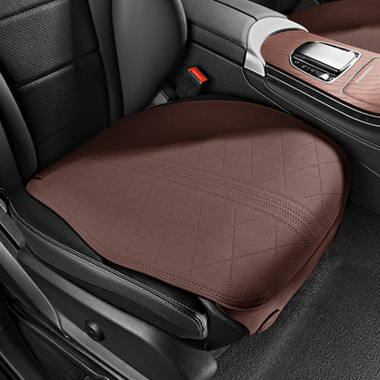 Flip-fur Car Cushion Breathable Ventilation Cushion for Four Seasons, Style:, Long Rear Cushion, Front Cushion