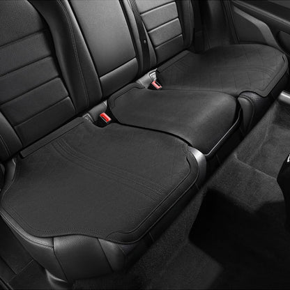 Flip-fur Car Cushion Breathable Ventilation Cushion for Four Seasons, Style:, Long Rear Cushion, Front Cushion