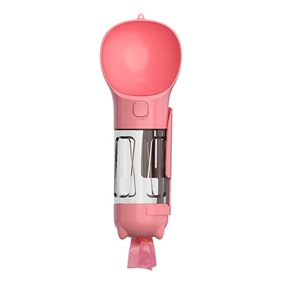 3 in 1 Leakproof Outdoor Dog Water Fountain Portable Pet Drinking Bottle, 300ml, 300ml+Food Box, 500ml, 500ml+Food Box