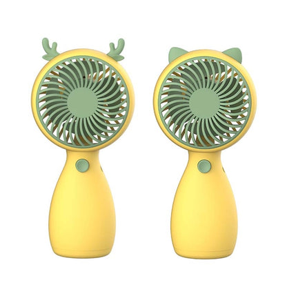 2pcs MLS6035 USB Mini Charging With Lanyard Small Fan, Style Random Delivery, MLS6035 Pink, MLS6035 Yellow, MLS6035 Green