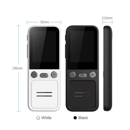 T16 Smart AI Translation Travel Translator Supports 138 Language Mutual Translation 14 Offline Translation, T16 Black