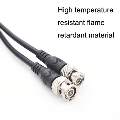 BNC Male To Male Straight Head Cable Coaxial Cable Video Jumper, Length:, 0.5m, 1m, 1.5m, 2m, 3m, 5m, 10m