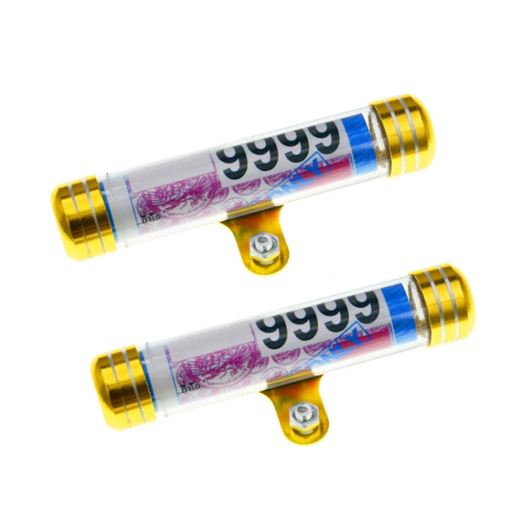 TF-2224 2pcs Multifunctional Waterproof Motorcycle Tax Bill Collection Tube, TF-2224(Red), TF-2224(Blue), TF-2224(Gold), TF-2224(Black), TF-2224(Silver)