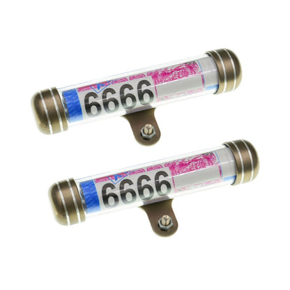 TF-2224 2pcs Multifunctional Waterproof Motorcycle Tax Bill Collection Tube, TF-2224(Red), TF-2224(Blue), TF-2224(Gold), TF-2224(Black), TF-2224(Silver)