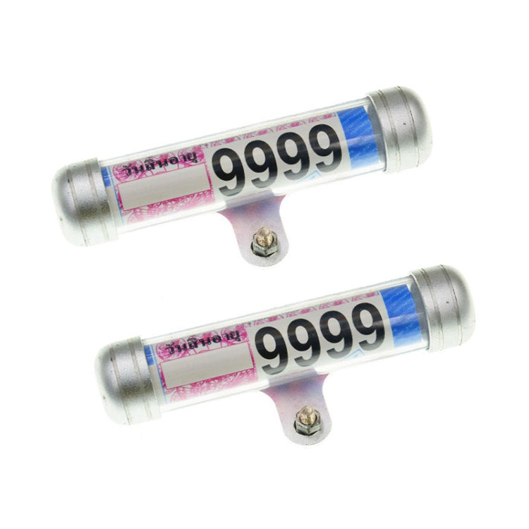 TF-2224 2pcs Multifunctional Waterproof Motorcycle Tax Bill Collection Tube, TF-2224(Red), TF-2224(Blue), TF-2224(Gold), TF-2224(Black), TF-2224(Silver)
