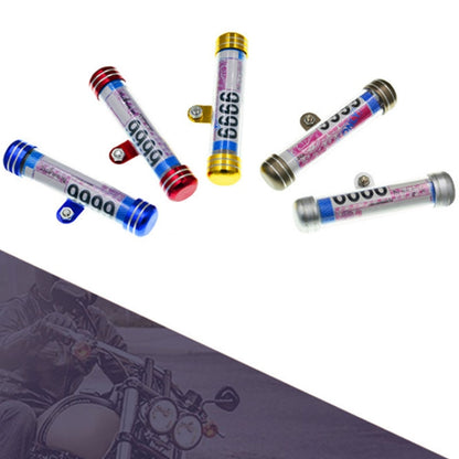 TF-2224 2pcs Multifunctional Waterproof Motorcycle Tax Bill Collection Tube, TF-2224(Red), TF-2224(Blue), TF-2224(Gold), TF-2224(Black), TF-2224(Silver)