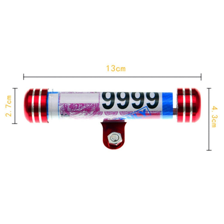 TF-2224 2pcs Multifunctional Waterproof Motorcycle Tax Bill Collection Tube, TF-2224(Red), TF-2224(Blue), TF-2224(Gold), TF-2224(Black), TF-2224(Silver)
