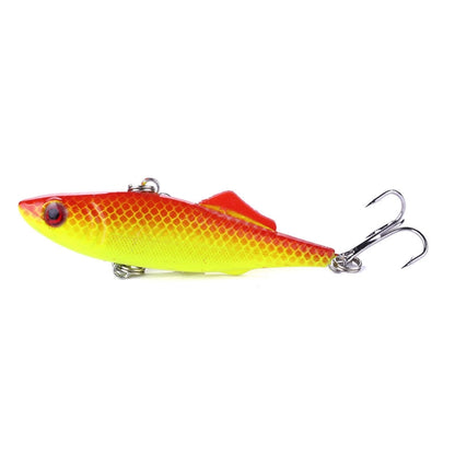 HENGJIA VI032 Full Swimming Layer VIB Fake Bait Plastic Fish Bait, VI032 (6), VI032 (1), VI032 (2), VI032 (3), VI032 (4), VI032 (5)