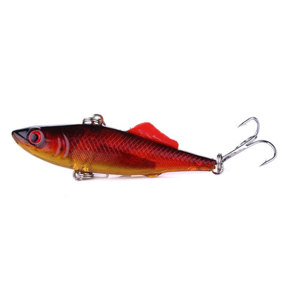 HENGJIA VI032 Full Swimming Layer VIB Fake Bait Plastic Fish Bait, VI032 (3), VI032 (4), VI032 (5), VI032 (6), VI032 (1), VI032 (2)
