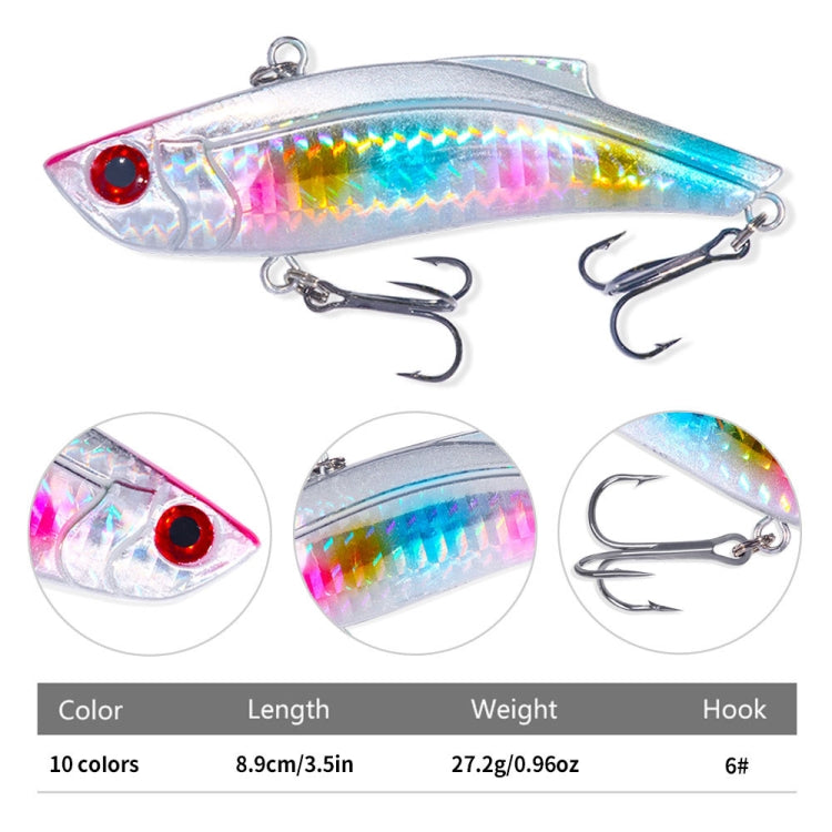 HENGJIA VI025 Submerged Trembling Swimming VIB Lure Plastic Fake Bait, VI025 (7), VI025 (8), VI025 (9), VI025 (10), VI025 (1), VI025 (2), VI025 (3), VI025 (4), VI025 (5), VI025 (6)