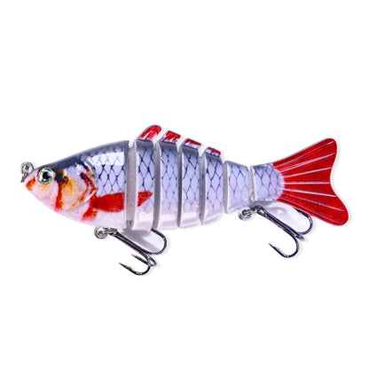 HENGJIA JM062 7 Section Fish Fake Lures VIB Minnow Fishing Lures, JM062 (1), JM062 (12), JM062 (2), JM062 (13), JM062 (3), JM062 (14), JM062 (4), JM062 (5), JM062 (6), JM062 (7), JM062 (8), JM062 (9), JM062 (10), JM062 (11)