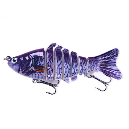 HENGJIA JM062 7 Section Fish Fake Lures VIB Minnow Fishing Lures, JM062 (1), JM062 (12), JM062 (2), JM062 (13), JM062 (3), JM062 (14), JM062 (4), JM062 (5), JM062 (6), JM062 (7), JM062 (8), JM062 (9), JM062 (10), JM062 (11)