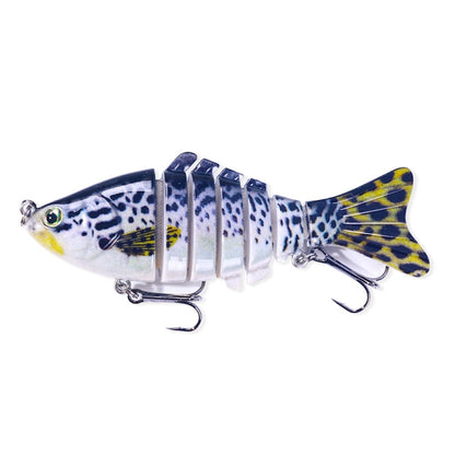 HENGJIA JM062 7 Section Fish Fake Lures VIB Minnow Fishing Lures, JM062 (1), JM062 (12), JM062 (2), JM062 (13), JM062 (3), JM062 (14), JM062 (4), JM062 (5), JM062 (6), JM062 (7), JM062 (8), JM062 (9), JM062 (10), JM062 (11)