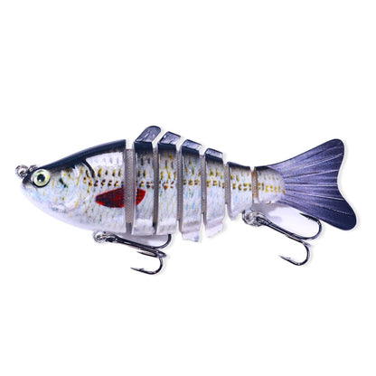 HENGJIA JM062 7 Section Fish Fake Lures VIB Minnow Fishing Lures, JM062 (1), JM062 (12), JM062 (2), JM062 (13), JM062 (3), JM062 (14), JM062 (4), JM062 (5), JM062 (6), JM062 (7), JM062 (8), JM062 (9), JM062 (10), JM062 (11)