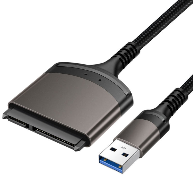 Aluminum Easy Drive Line USB3.0 To SATA Hard Disk Data Cable Supports 2.5 Inch SATA 22P, USB3.0 To SATA