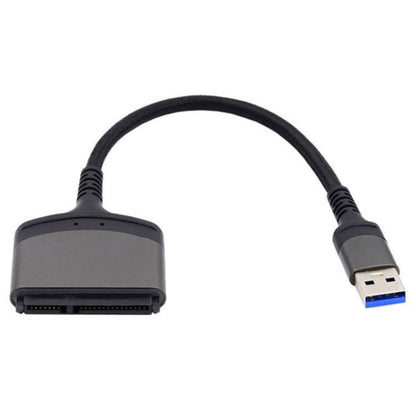Aluminum Easy Drive Line USB3.0 To SATA Hard Disk Data Cable Supports 2.5 Inch SATA 22P, USB3.0 To SATA