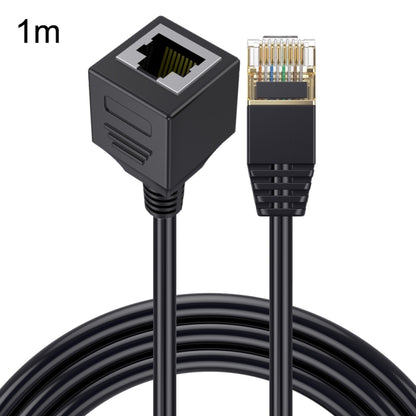 Cat 8 10G Transmission RJ45 Male To Female Computer Network Cable Extension Cable, Straight Head 0.3m, Straight Head 0.6m, Straight Head 1m, Straight Head 1.5m, Up Bend 0.5m, Down Bend 0.5m, Right Bend 0.5m