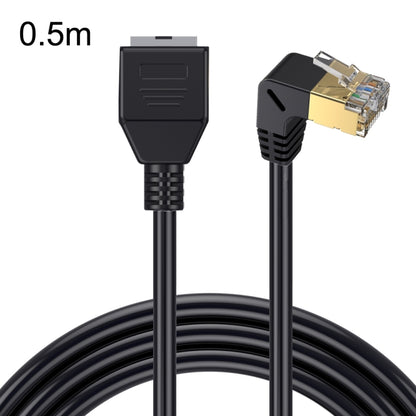 Cat 8 10G Transmission RJ45 Male To Female Computer Network Cable Extension Cable, Straight Head 0.3m, Straight Head 0.6m, Straight Head 1m, Straight Head 1.5m, Up Bend 0.5m, Down Bend 0.5m, Right Bend 0.5m