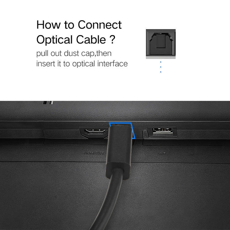 3 In 1 Out Switch Manually Switching Digital Audio Fiber Optic Switch With Cable, Rich Gold